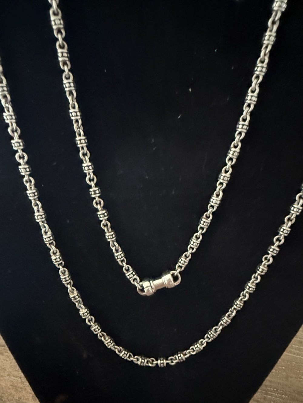 Michael Dawkins Silver Chain Necklace